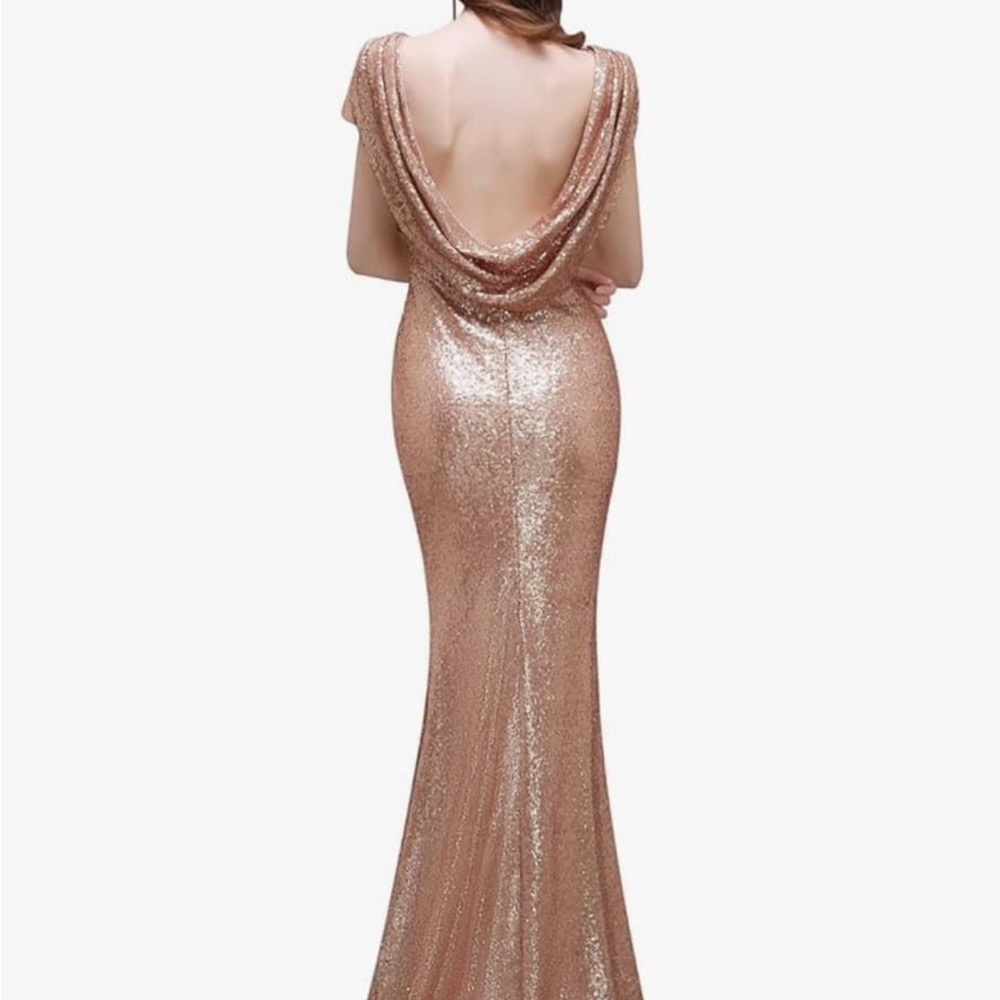 Sequin floor length gown